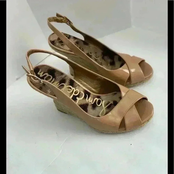 Sam Edelman Tan/Beige Espadrille Sandals - Picture 1 of 5